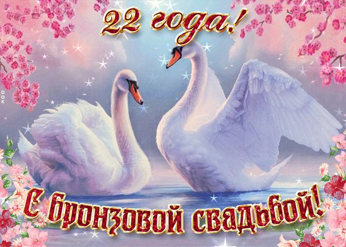 С годовщиной свадьбы 22 года