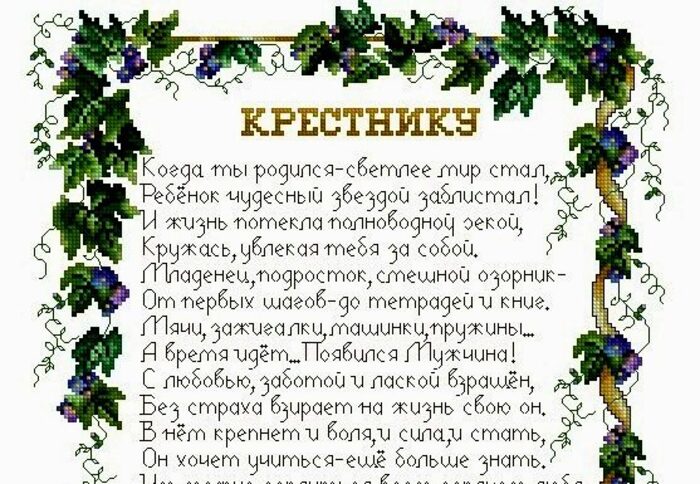 Картинки ко дню рождения крестника